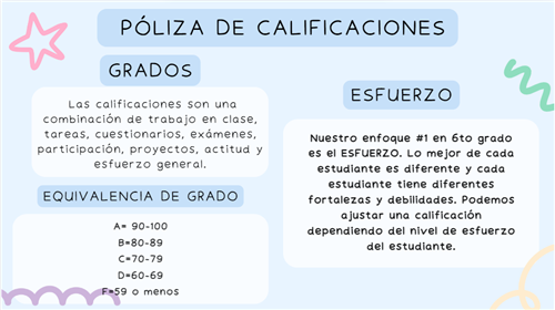 Grading Policy-Spanish